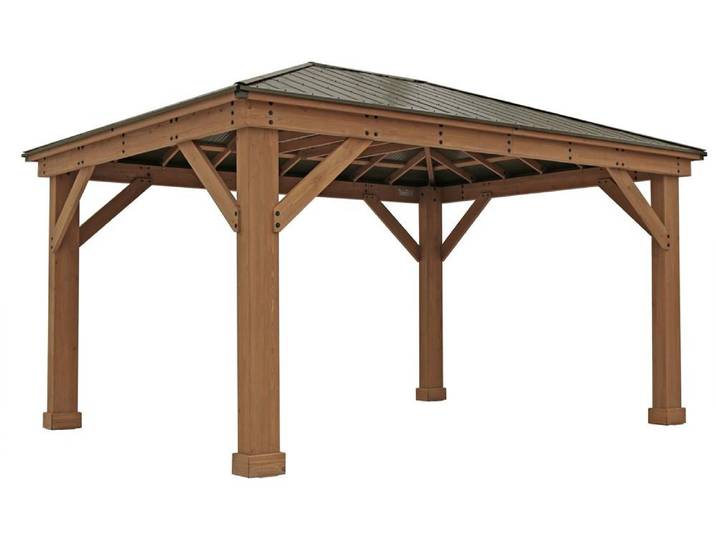 Westmann Holz Pavillon Devon 1216 Natur 490x371x315 cm