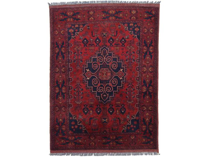 Khal Mohammadi Teppich 103x137 Handgeknüpft Orientteppich Wolle