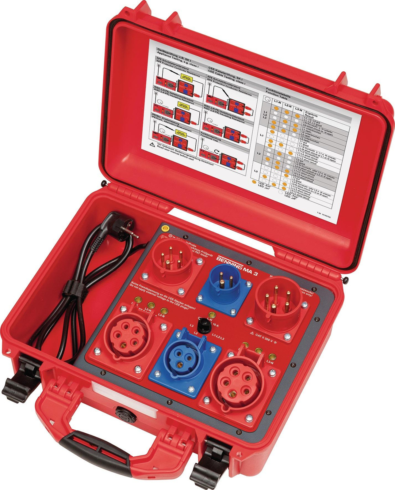 Benning Meetadapter MA3 passieve test