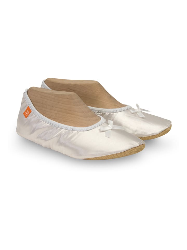 Helbie Hausschuhe "Glam" in Creme - 33