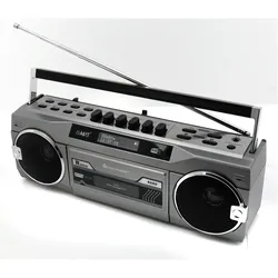 Soundmaster SRR80TI (DAB+, FM, Bluetooth), Radio, Grau, Silber