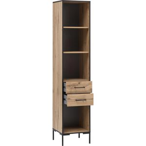 Möbelpartner Kombischrank Serie 2000, eiche, mit 2 Schubladen, (B/H) 40 x 194 cm
