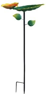 Uplifted Finds Garden Birdbath Sturdy Iron Standing Outdoor Vintage Bird Bath Bowl For Patio Yard n
