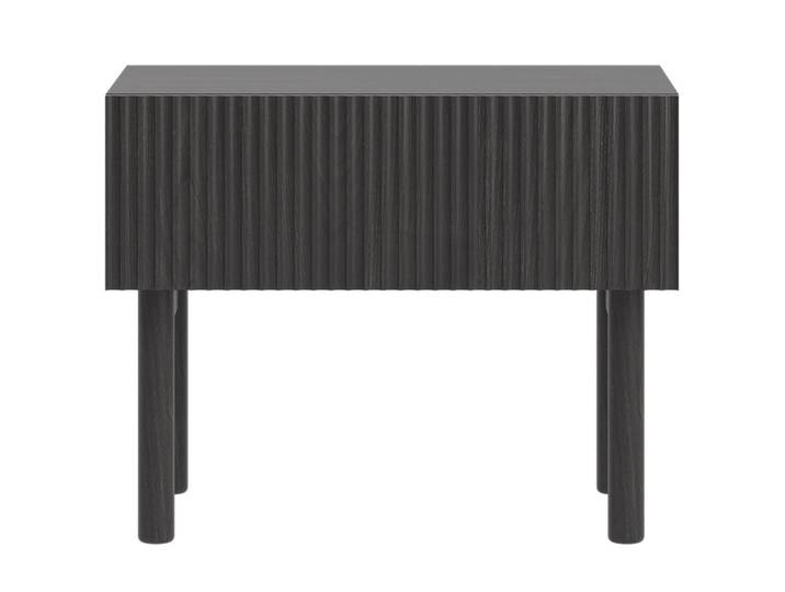 NACHTSCHRANK Nolie Holzoptik Esche Schwarz