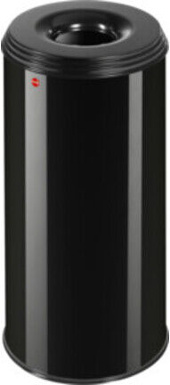 Hailo Corbeille à papier ignifuge ProfiLine Safe 50 noir profond (0950-732)