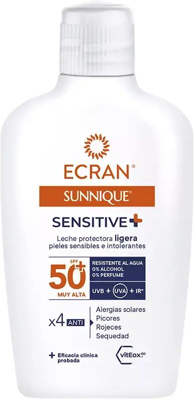 Ecran Sunnique Sensitive Protective Milk SPF 50+ 200 ml