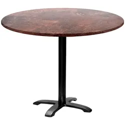 RestooTab - Tisch Bazila Ø110cm Dekor Rost roc
