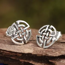 Drachensilber Kelten Ohrstecker 925 Silber Ohrschmuck keltischOhrringe - Silber