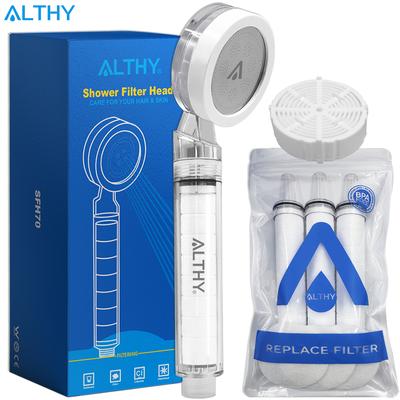 High Pressure Filtered Shower Head For Hard Water Spa Experience High Pressure Filtered Shower Head For Hard Water Spa Experience