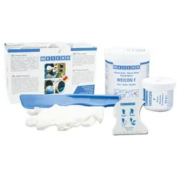 F | aluminiumgefülltes Epoxidharz-System für Reparatur und Formgebung | 0,5 kg | aluminium metallic