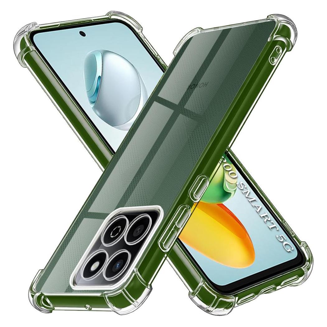 Techsuit - Shockproof Clear Silicone - Honor 200 Smart / X7c - Clear (Honor X7c) (56361479)
