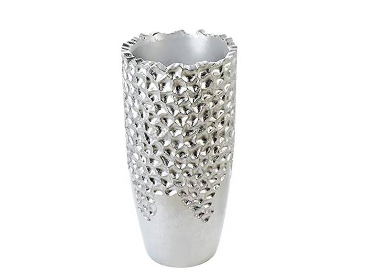 Casablanca - Indoor Pflanzgefäß - aus Poly silberfarben H 90 cm