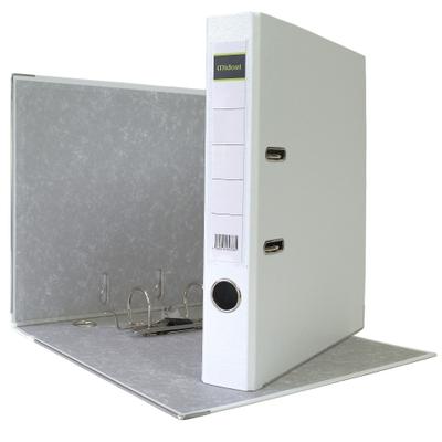 Midori 3 x Aktenordner PP A4 50 mm Weiss Kunststoff Archiv Büroordner Ringordner