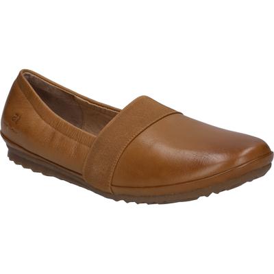 Ballerina JOSEF SEIBEL "Josie 02, camel", Damen, Gr. 39, braun (camel), Obermaterial: 100% Rindsleder Leather cow., Schuhe Ballerina