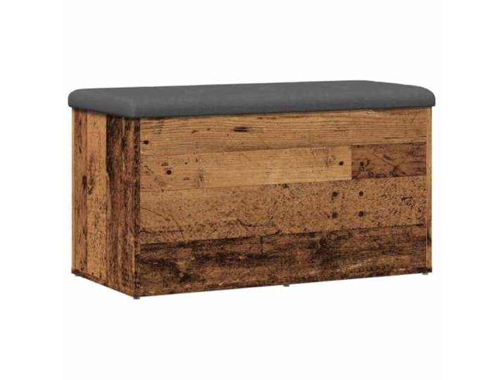 vidaXL Sitzbank mit Stauraum Altholz-Optik 82x42x45 cm Holzwerkstoff