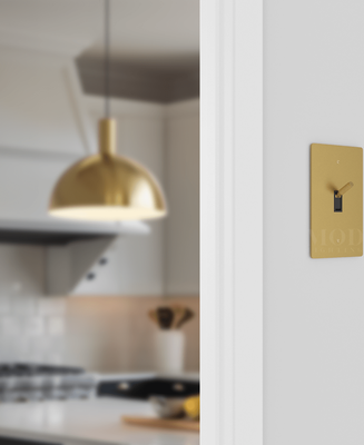 Modern Toggle Switch   Matte Black / 2 Gang   MOD LIGHTING