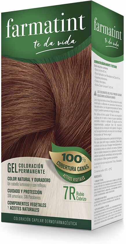 Farmatint Gel coloration permanente #7r-blond cuivré