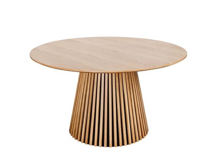 Riess Ambiente Esstisch Valhalla Wood - 140x140cm - Natur - Eichenholz Platz für 6 Personen, rund, inkl. Bodenschutz aus Filz, natürliche Optik