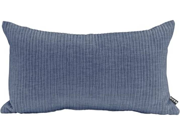 H.O.C.K. Jonny Dekokissen - Feiner Cordstoff, (Jeansblau, 50x30cm)