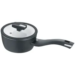Berndes Stieltopf mit Glasdeckel Balance® Induction B.Nature 16 cm