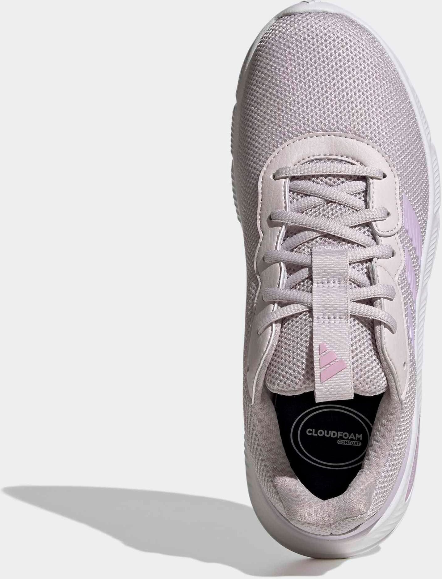 Walkingschuh ADIDAS SPORTSWEAR "CLOUDFOAM FLEX LACES", Damen, Gr. 38, ice lila, ice lavender, core weiß, Textil, Schuhe Walkingschuh ice lila, ice lavender, core weiß 38