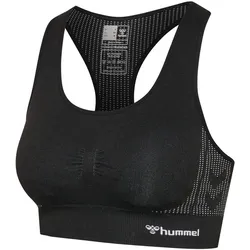 hummel hmlMT Shaping Seamless gepolsterter Sport-BH Damen 2001 - black XS