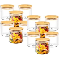 Wilmax England Wilmax Profi Gastronomie Vorratsglas Set 12-teilig, 12er Set