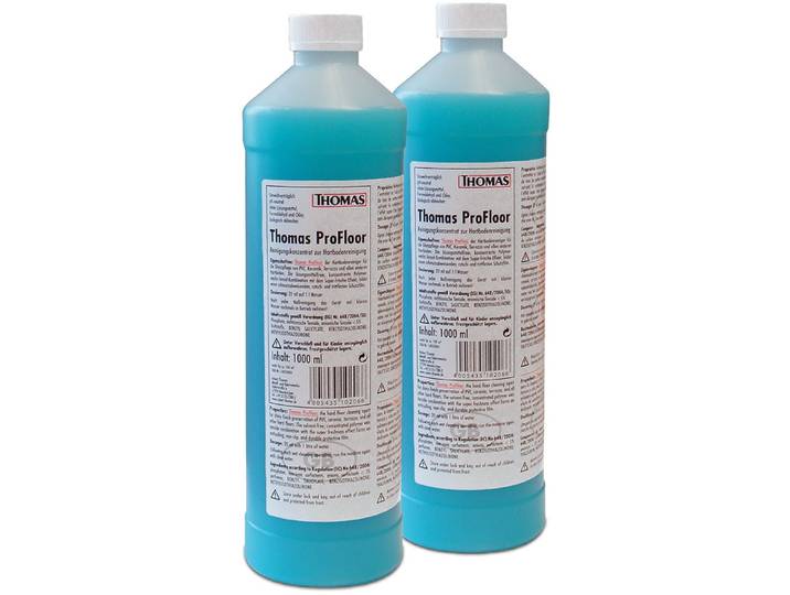THOMAS Fussbodenreiniger ProFloor Hartbodenreiniger , blau, 2 Stk., Reinigungsmittel, 2x1l Flasche, Fussbodenreiniger