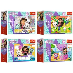 Puzzle – 20 miniMaxi – Bunter Tag mit Gabby – Gabby’s Dollhouse - Trefl 56041
