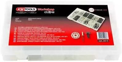 KS TOOLS 420.0915 Halteclipsatz, Karosserie