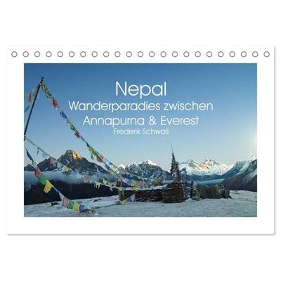Nepal - Wanderparadies zwischen Annapurna & Everest (Tischkalender 2027 DIN A5 quer), CALVENDO Monatskalender