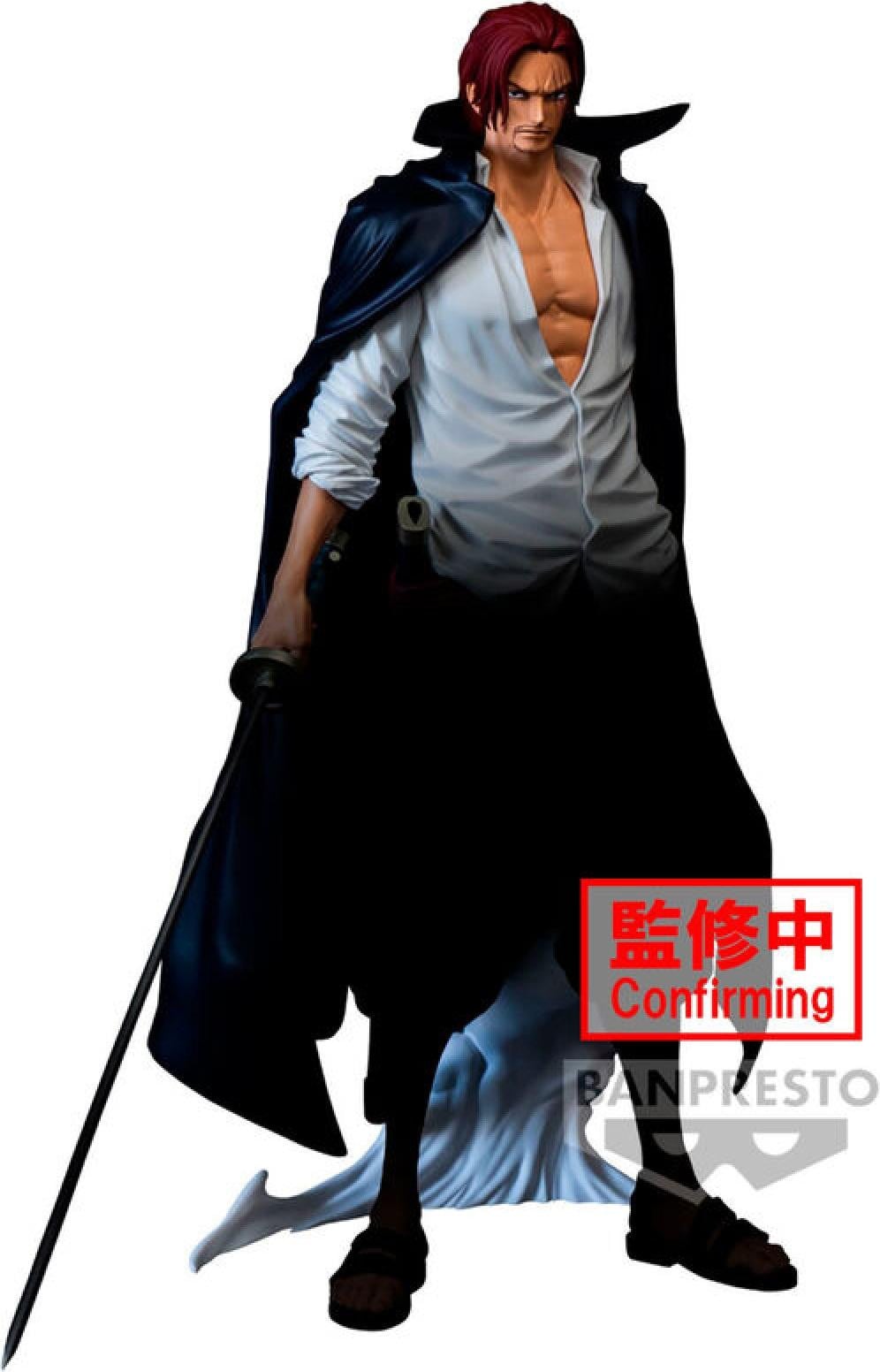 Banpresto One Piece Premium Figuur van Shanks, Anime-versie, 30 cm