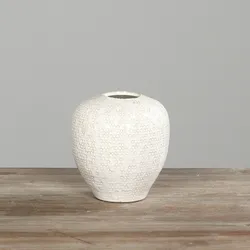 Vase (H 15 cm) - beige - H 15 cm