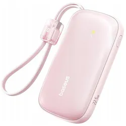 Baseus Powerbank EnerFill FC21 QPow 3 Ultra, 10000mAh, 22.5W, QC + PD, Pink (10000 mAh, 22.50 W), Powerbank, Pink