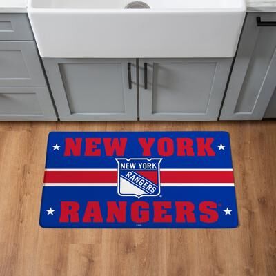 Evergreen "New York Rangers Anti-Fatigue Door Mat - 30"" x 18"""