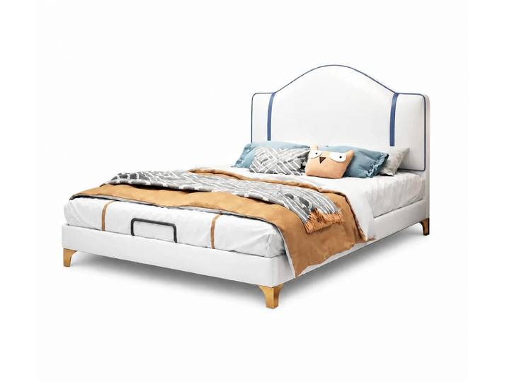 JVmoebel Kinderbett Weißes Kinderbett Jugendbett für Mädchen und Jungen Kindermöbel, Made in Europa