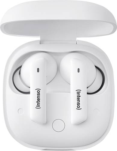 Intenso Buds Pro T502HAE weiß In Ear Kopfhörer Bluetooth Weiß Noise Cancelling Wasserabweisend Handy