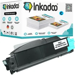 Inkadoo, Toner, Toner kompatibel zu Utax 1T02NRCUT0 / PK-5011C Toner, cyan Cyan (C)