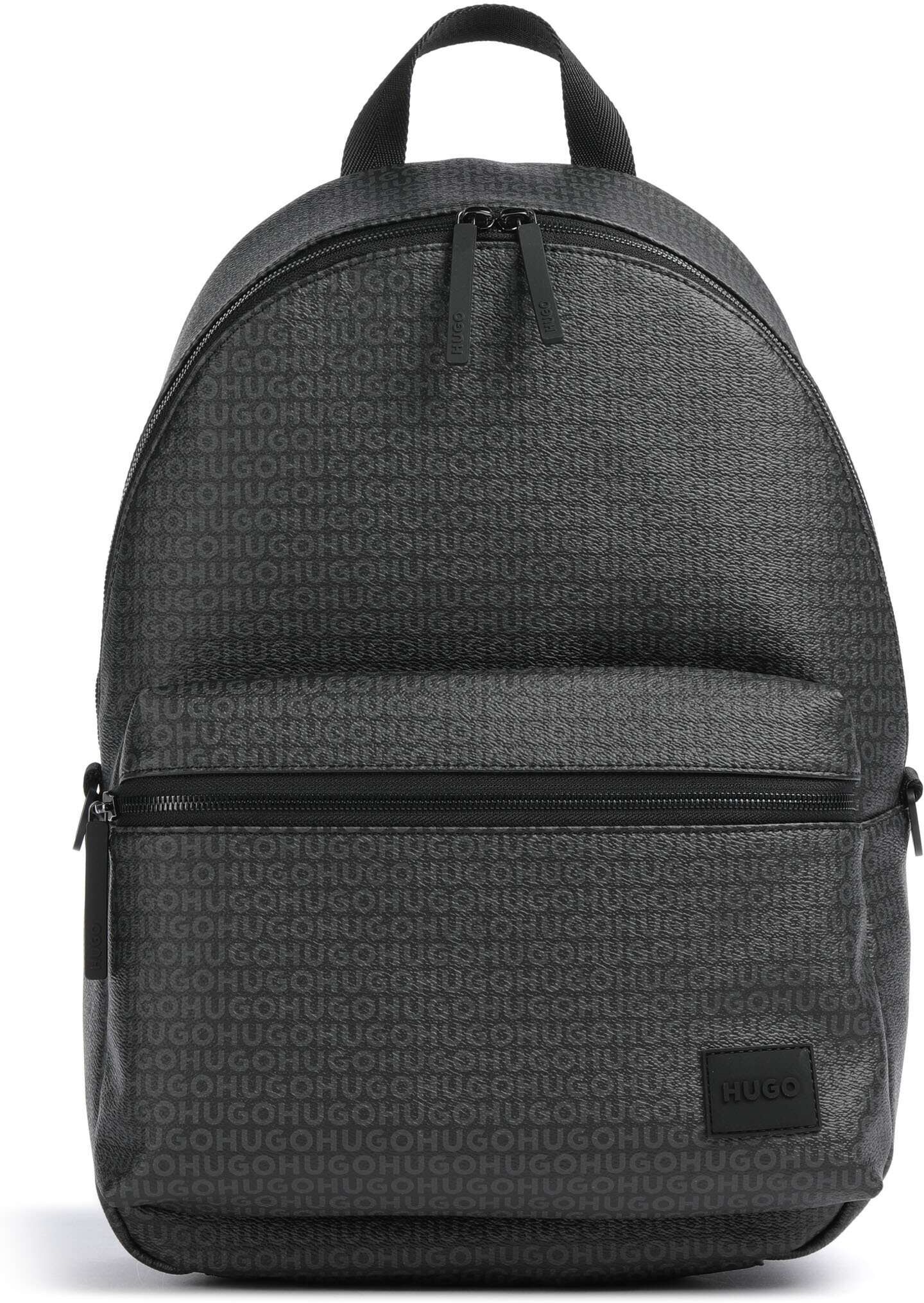Hugo Ethon 2.0 Rucksack aus Leder, schwarz