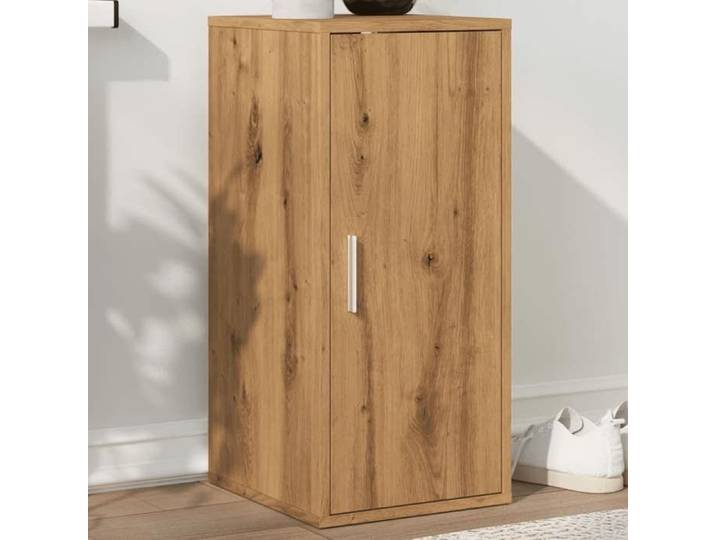 Armoire à chaussures chêne artisanal bois d'ingénierie armoire de rangement de chaussures support à chaussures 856706