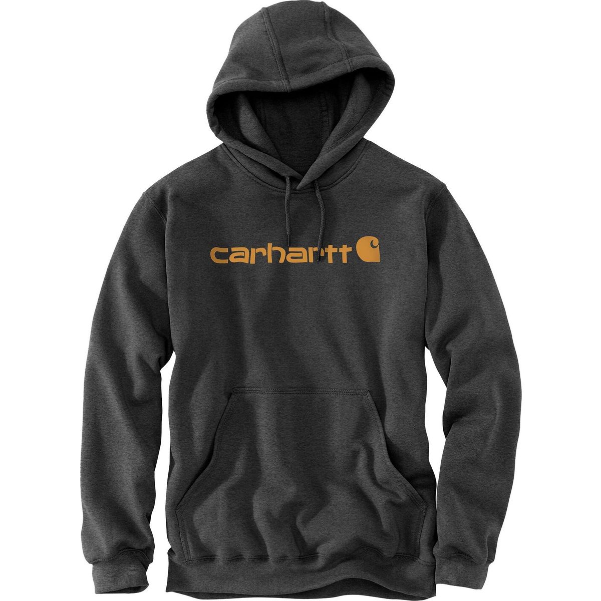 Carhartt Marquette Logo Sweatshirt carbon heather/carhartt gold (EE8) S REG 100074-EE8SREG