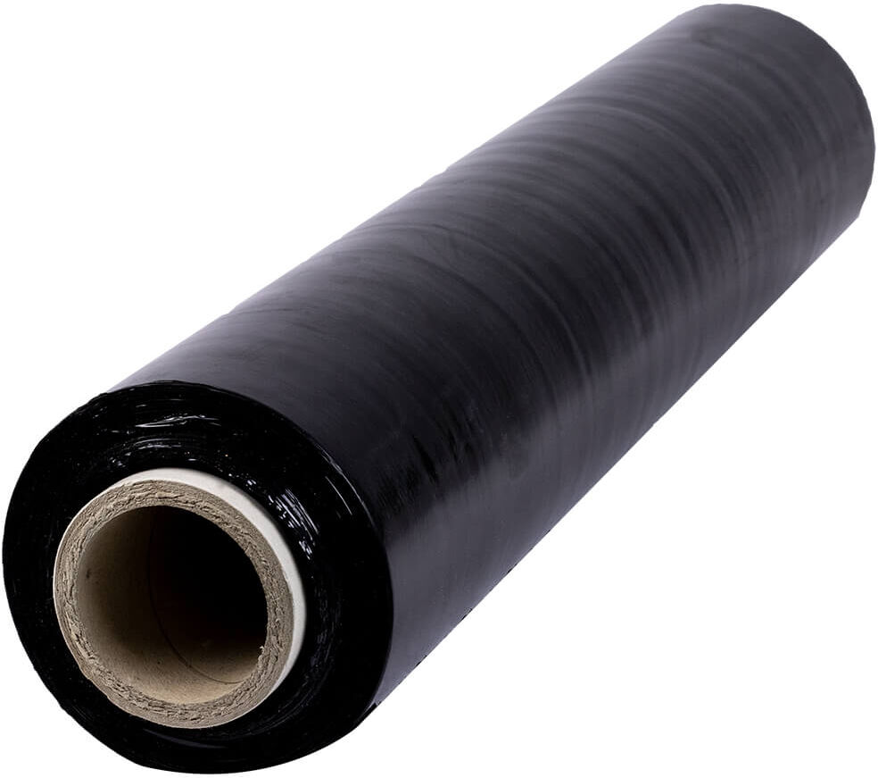 aXpel Handstretchfolie schwarz 500mm x 250m 25my