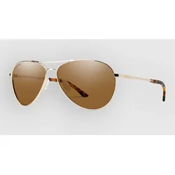 Smith Langley 2 Gold Sonnenbrille chromapop polarized brown Gr. Uni