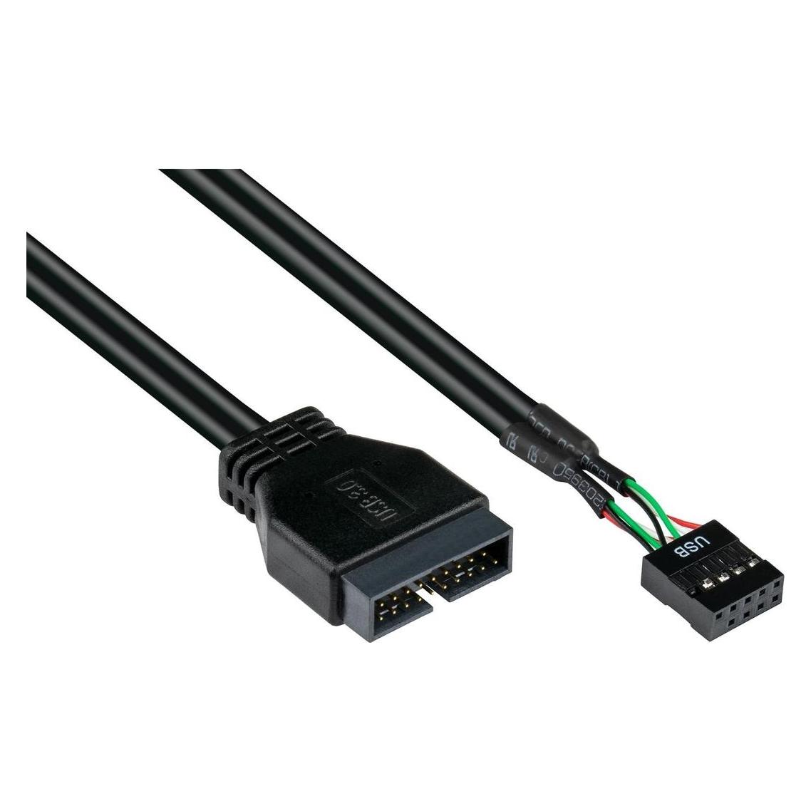 Good Connections GC 5021-PST3 USB 3.0 Pin-Header Stecker auf 2.0 Buchse 45 (0.45 m) (5021-PST3)