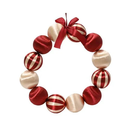 Decoris Kerstkrans met kerstballen, 38 m