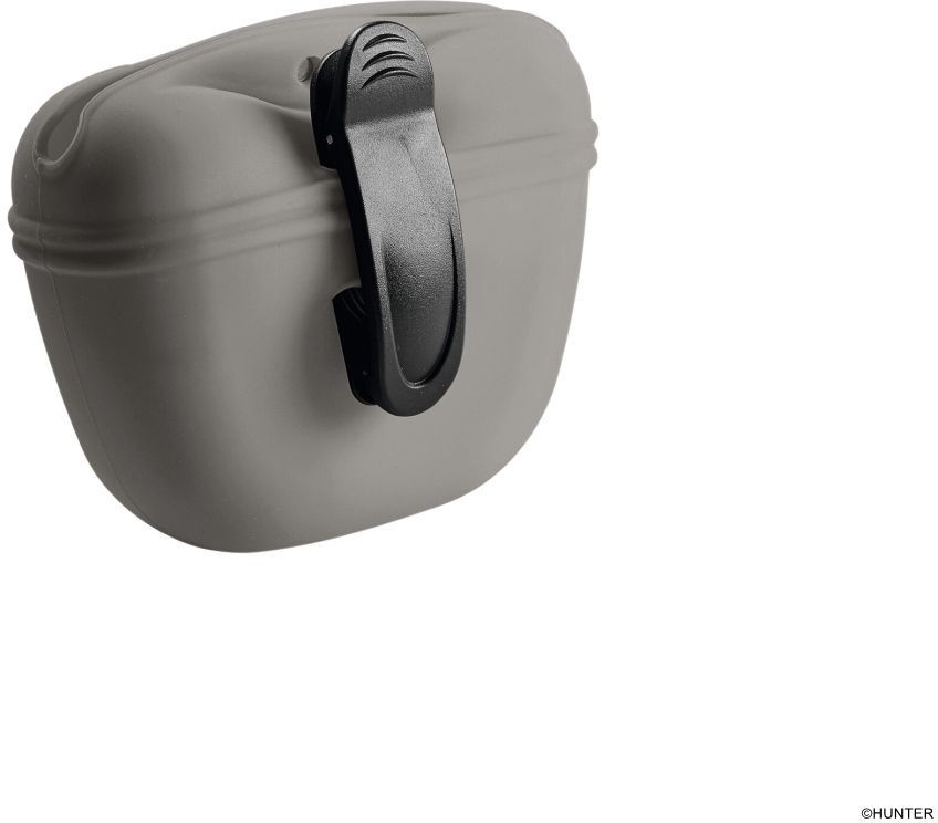 DOG SPORT HUNTER Silikon Snackbeutel Sansibar Morsum S, grau/beige