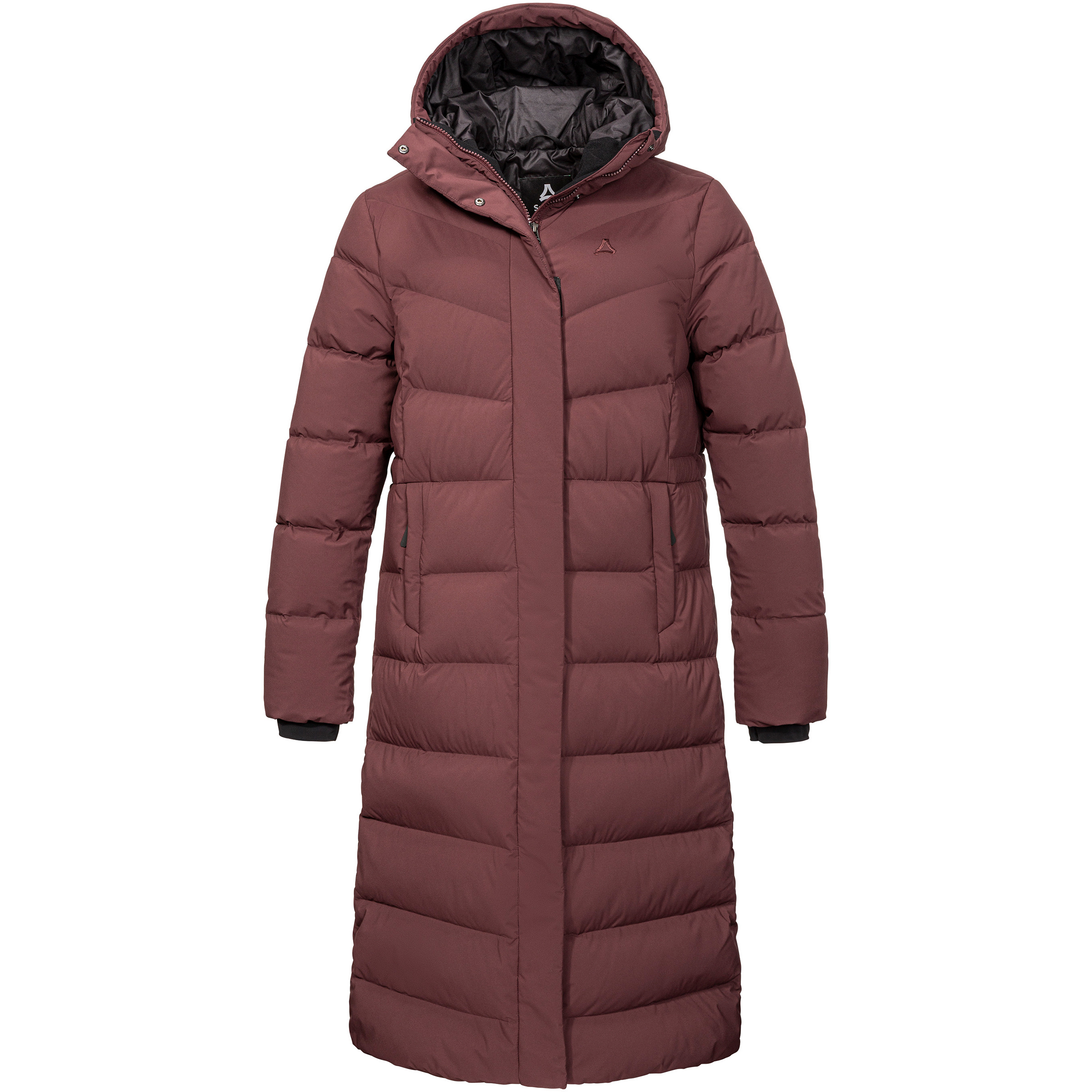 Schöffel Style Vindave Down Mantel Damen Winterjacke rot Größe 3XL Lifestyle Winddicht Wasserabweisend