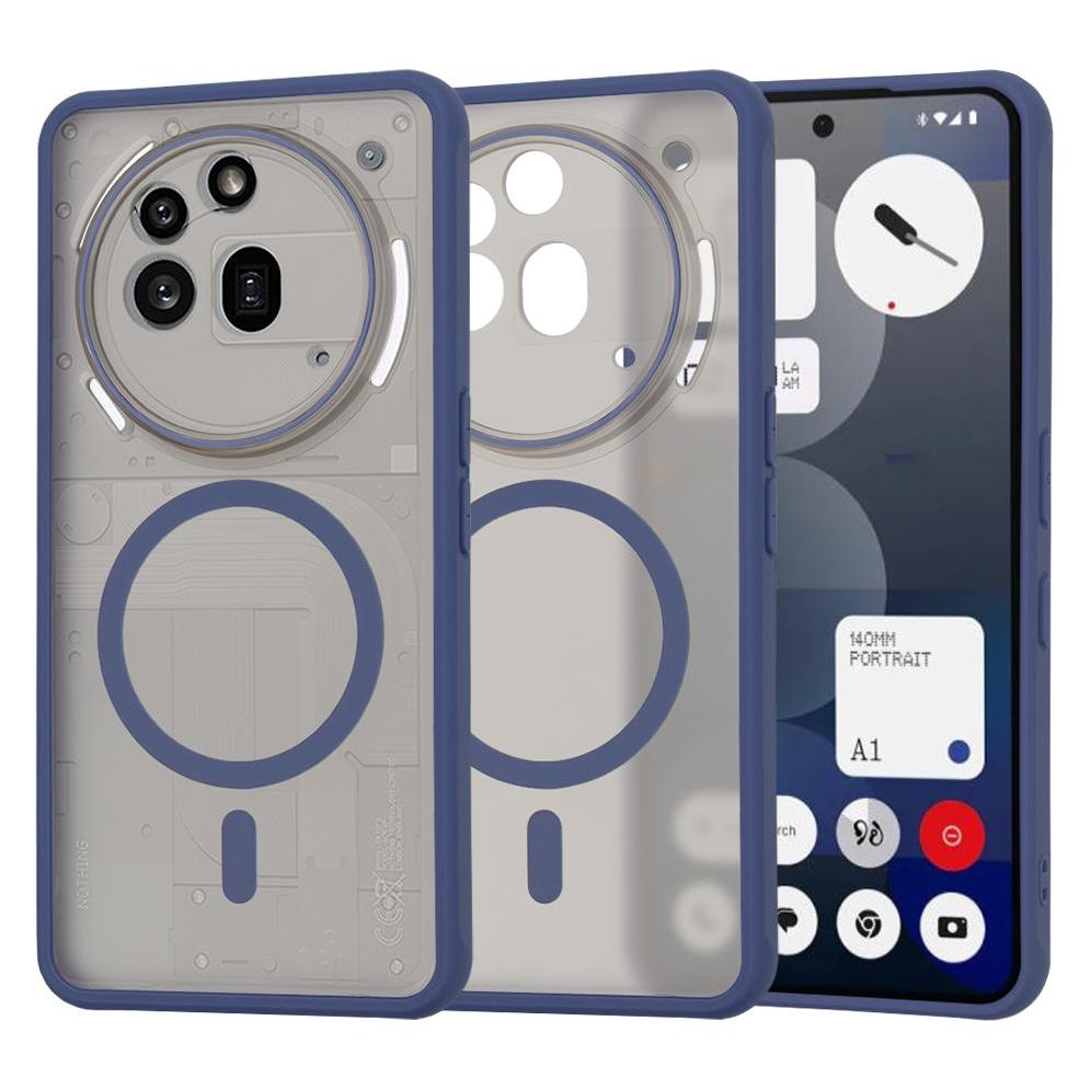Techsuit - HaloFrost MagSafe Series - Nothing Phone (3a) Pro - Deep Blue (Nothing Phone (3a) Pro) (56365719)