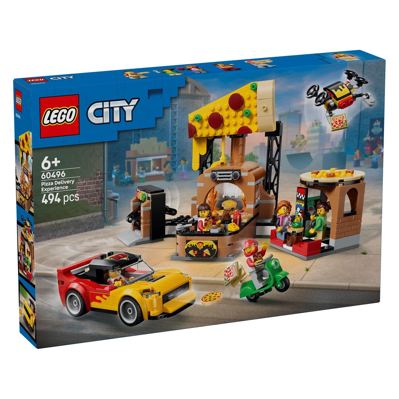 LEGO Pizza-Liefererlebnis mit Fahrzeugen (60496) (60496)