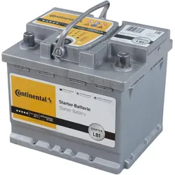 CONTINENTAL Autobatterie Blei-Säure 12V 50Ah 500A rechts 207x175x175 mm